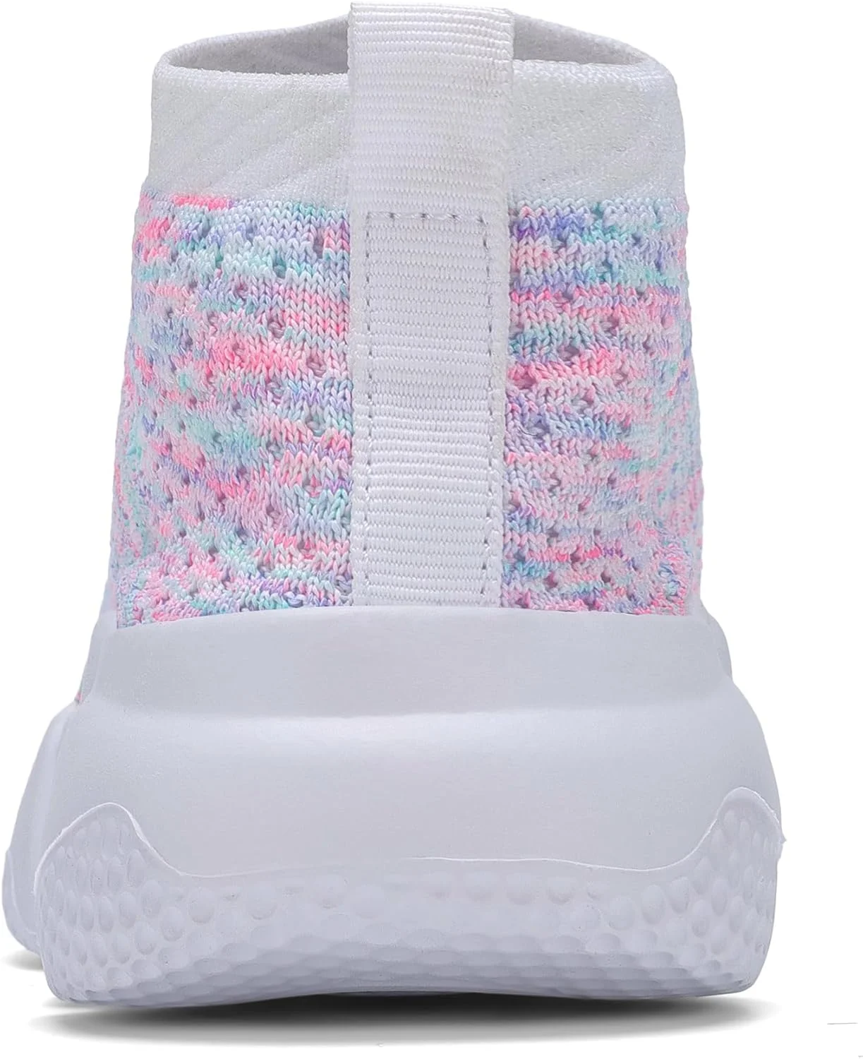 کفش جورابی پسرانه Santiro، کفش بافتنی تنفسی دخترانه، بنفش، سایز 4.5 بچه بزرگ