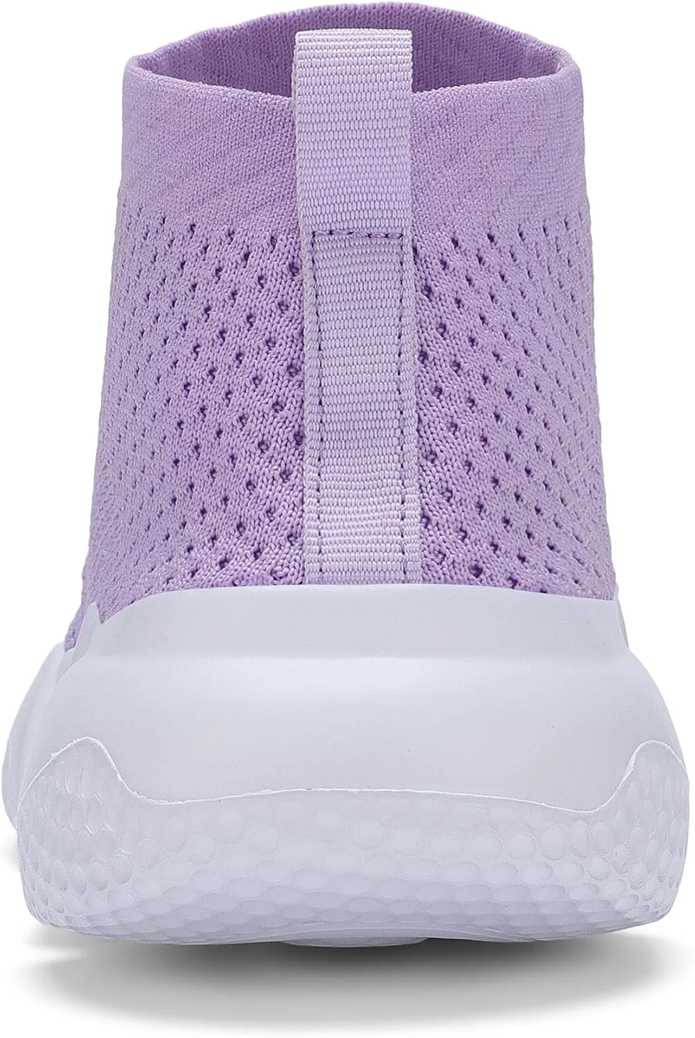 کفش جورابی پسرانه Santiro، کفش های لغزنده بافتنی تنفسی دخترانه، بنفش، سایز 8.5 کودک نوپا