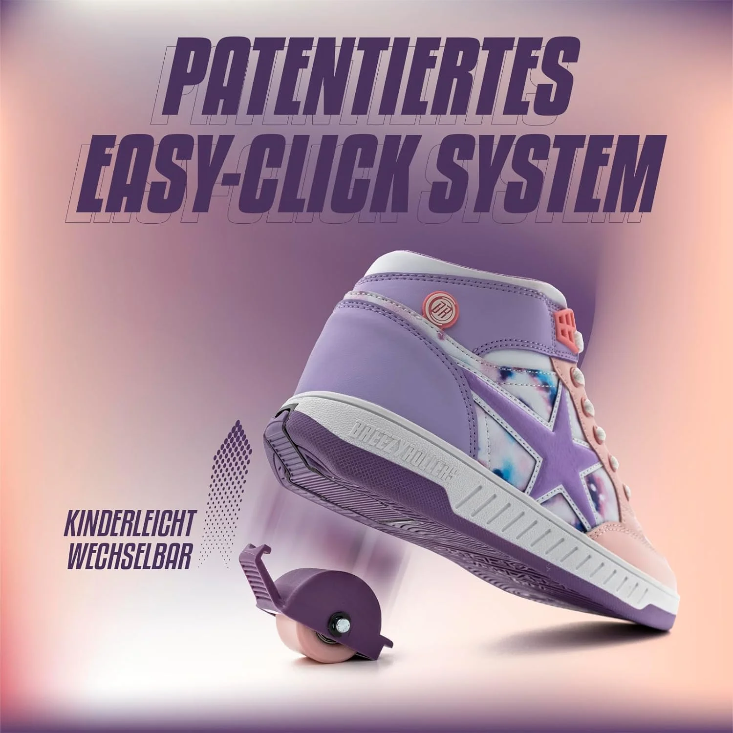 کفش های چرخدار بچگانه BREEZY ROLLERS | تبدیل از کفش کتانی خیابانی به اسکیت غلتکی در چند ثانیه | سیستم کلیک ثبت شده | کفش های کتانی چرخدار برای پسران و دختران کفش های چرخدار بچگانه BREEZY ROLLERS | تبدیل از کفش کتانی خیابانی به اسکیت غلتکی در چند ثانیه | سیستم کلیک ثبت شده | کفش های کتانی چرخدار برای پسران و دختران