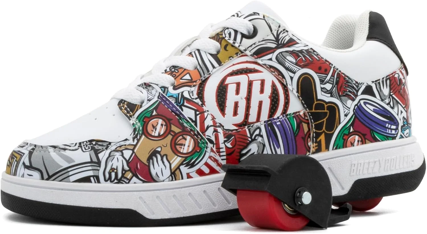 کفش های چرخدار کودکان BREEZY ROLLERS | تبدیل از کفش های کتانی خیابانی به اسکیت های چرخدار در چند ثانیه | سیستم کلیکی ثبت شده | کفش های کتانی چرخدار برای پسران و دختران کفش های چرخدار کودکان BREEZY ROLLERS | تبدیل از کفش های کتانی خیابانی به اسکیت های چرخدار در چند ثانیه | سیستم کلیکی ثبت شده | کفش های کتانی چرخدار برای پسران و دختران