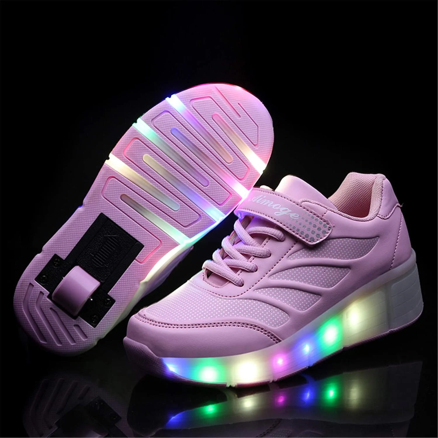 کفش های اسکیت چرخ دار LED Risea برای پسران و دختران با یک چرخ کفش های اسکیت چرخ دار LED Risea برای پسران و دختران با یک چرخ