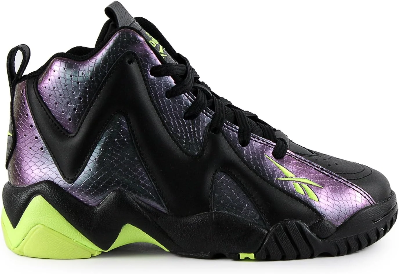 کفش ورزشی پسرانه ریباک Kamikaze II Mid - زرد نئونی/مشکی نوکتورن V61350