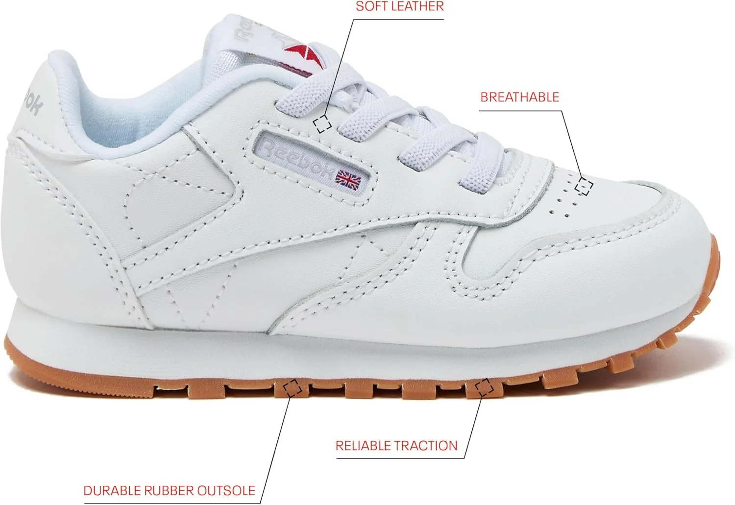 کفش کتانی کلاسیک چرمی ریباک مدل 50151 یونیسکس کفش کتانی کلاسیک چرمی ریباک مدل 50151 یونیسکس