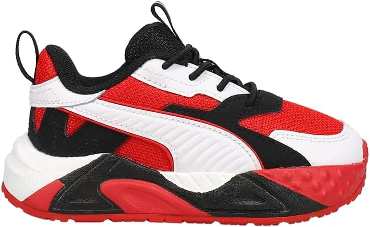 کفش کتانی پسرانه پوما مدل Rs-Trck Super بند دار - قرمز