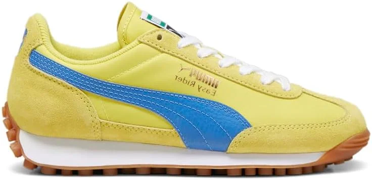 کفش ورزشی پسرانه پوما مدل Easy Rider Vintage بند دار - زرد