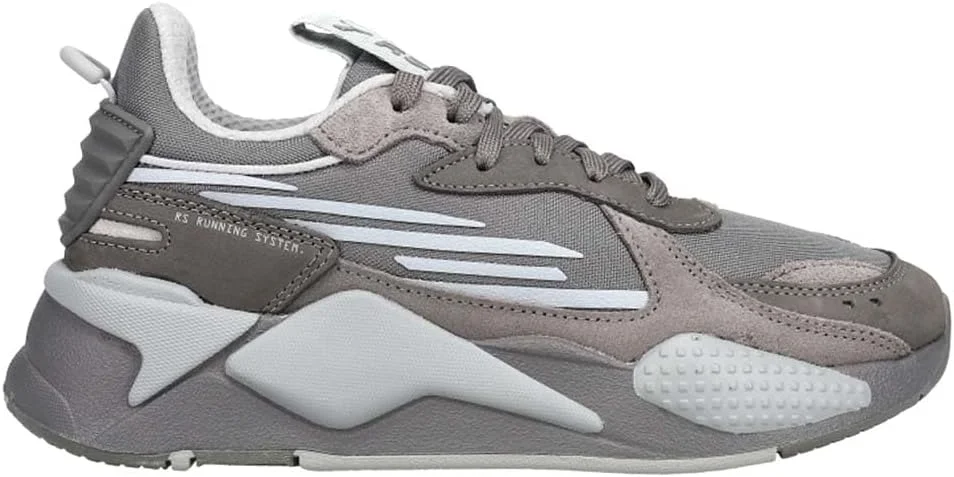 کفش ورزشی پسرانه پوما مدل RS-X P.E.B بند دار - خاکستری