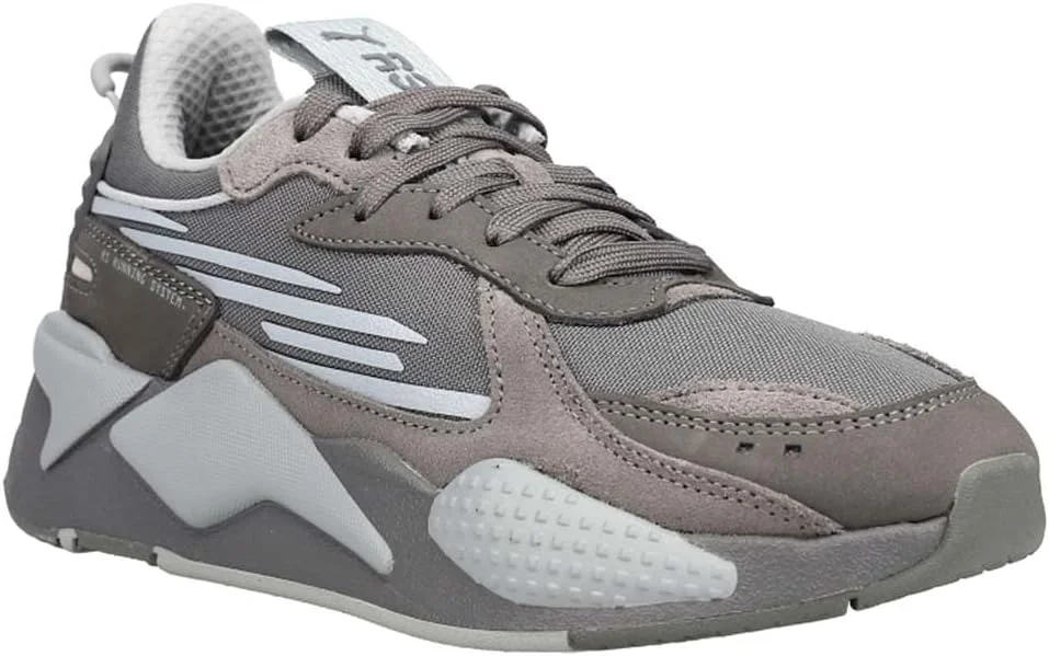کفش ورزشی پسرانه پوما مدل RS-X P.E.B بند دار - خاکستری