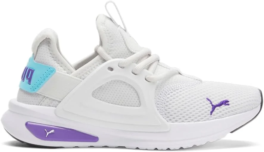 کفش ورزشی پسرانه پوما مدل سافتراید انزو ایوو بند دار - سفید