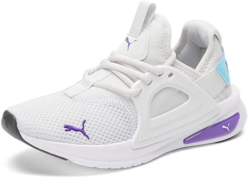 کفش ورزشی پسرانه پوما مدل سافتراید انزو ایوو بند دار - سفید کفش ورزشی پسرانه پوما مدل سافتراید انزو ایوو بند دار - سفید