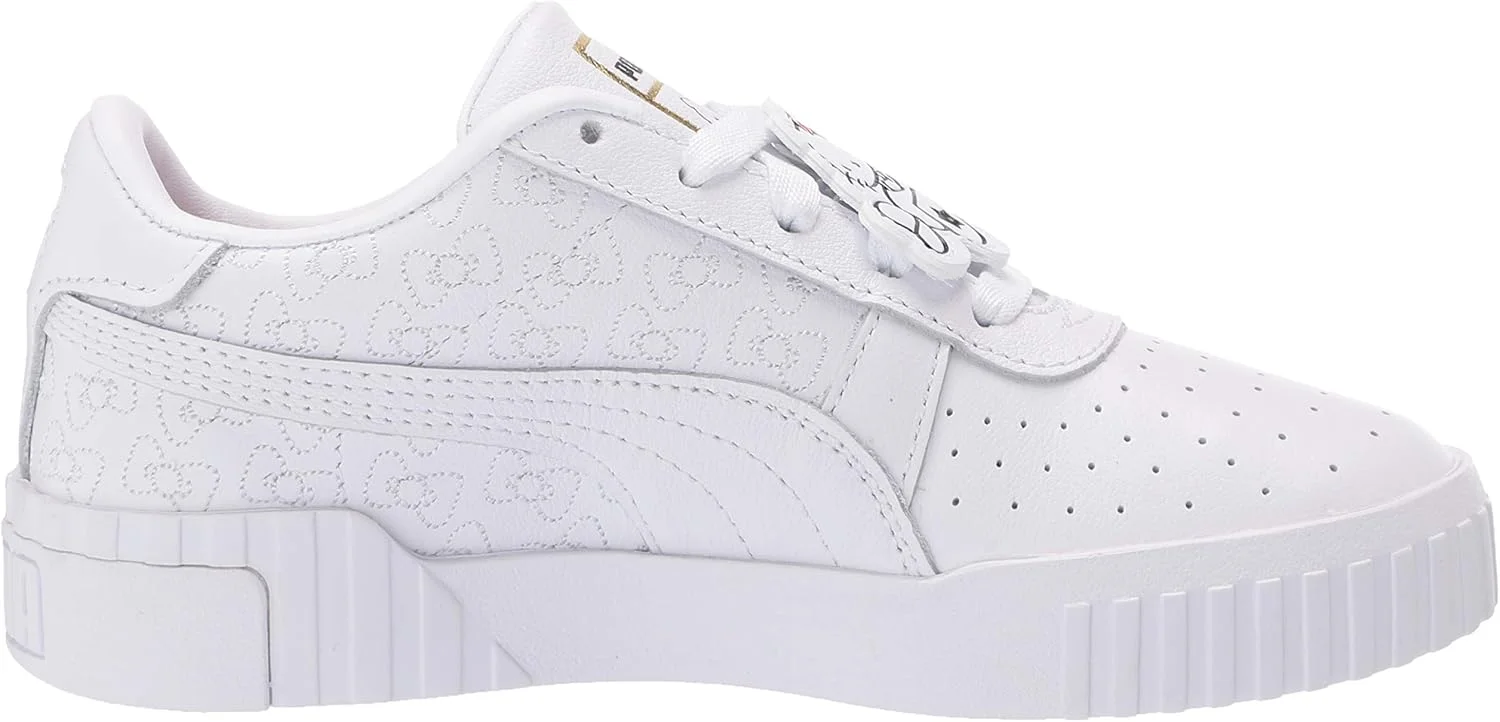 کفش ورزشی دخترانه پوما، سفید مشکی-پنتون 185C