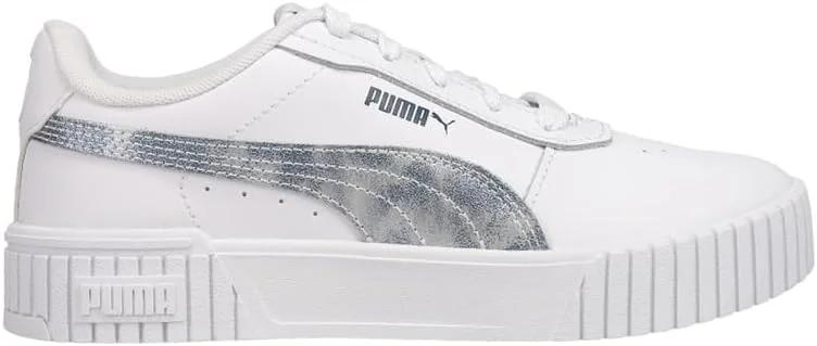 کفش کتانی دخترانه پوما مدل Carina 2.0 Cloudy Metallic Ps - سفید