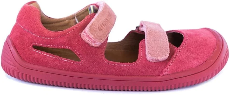 کفش کتانی دخترانه PROTETIKA با زیره انعطاف پذیر - Barefoot - BERG مرجانی - بسیار نازک و کاملا انعطاف پذیر با زیره مستقیم - 3 تا 7 سال