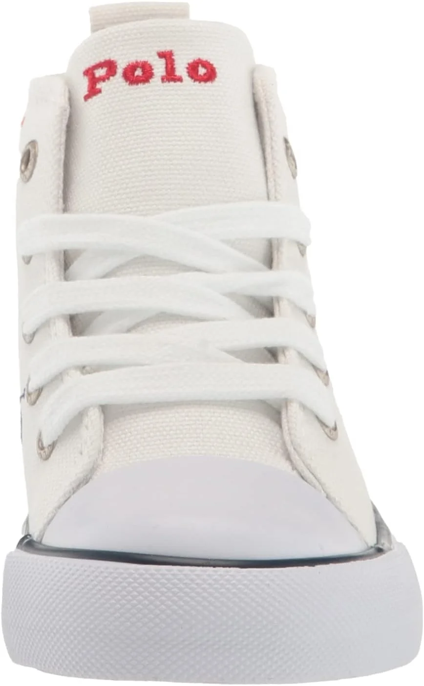 کفش کتانی ساق بلند Hamptyn Hi Ii White Mlt RPT Pp Polo Ralph Lauren یونیسکس بچگانه