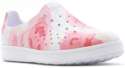 کفش های کتانی غیر رسمی و فشن دخترانه People Footwear Kids، طرح گل آبرنگی/هندوانه ای، سایز 7 کودک نوپا