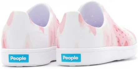 کفش های کتانی غیر رسمی و فشن دخترانه People Footwear Kids، طرح گل آبرنگی/هندوانه ای، سایز 7 کودک نوپا