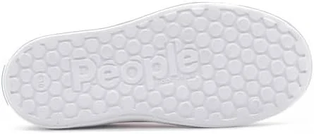 کفش های کتانی غیر رسمی و فشن دخترانه People Footwear Kids، طرح گل آبرنگی/هندوانه ای، سایز 7 کودک نوپا