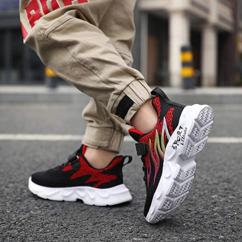 کفش ورزشی بچگانه PHMNZIP دخترانه پسرانه، سبک، تنفسی، کفش دویدن، کفش ورزشی فضای باز، کفش کتانی، کفش سالنی، کفش بسکتبال، کفش پیاده روی، کفش پسرانه، یونیسکس