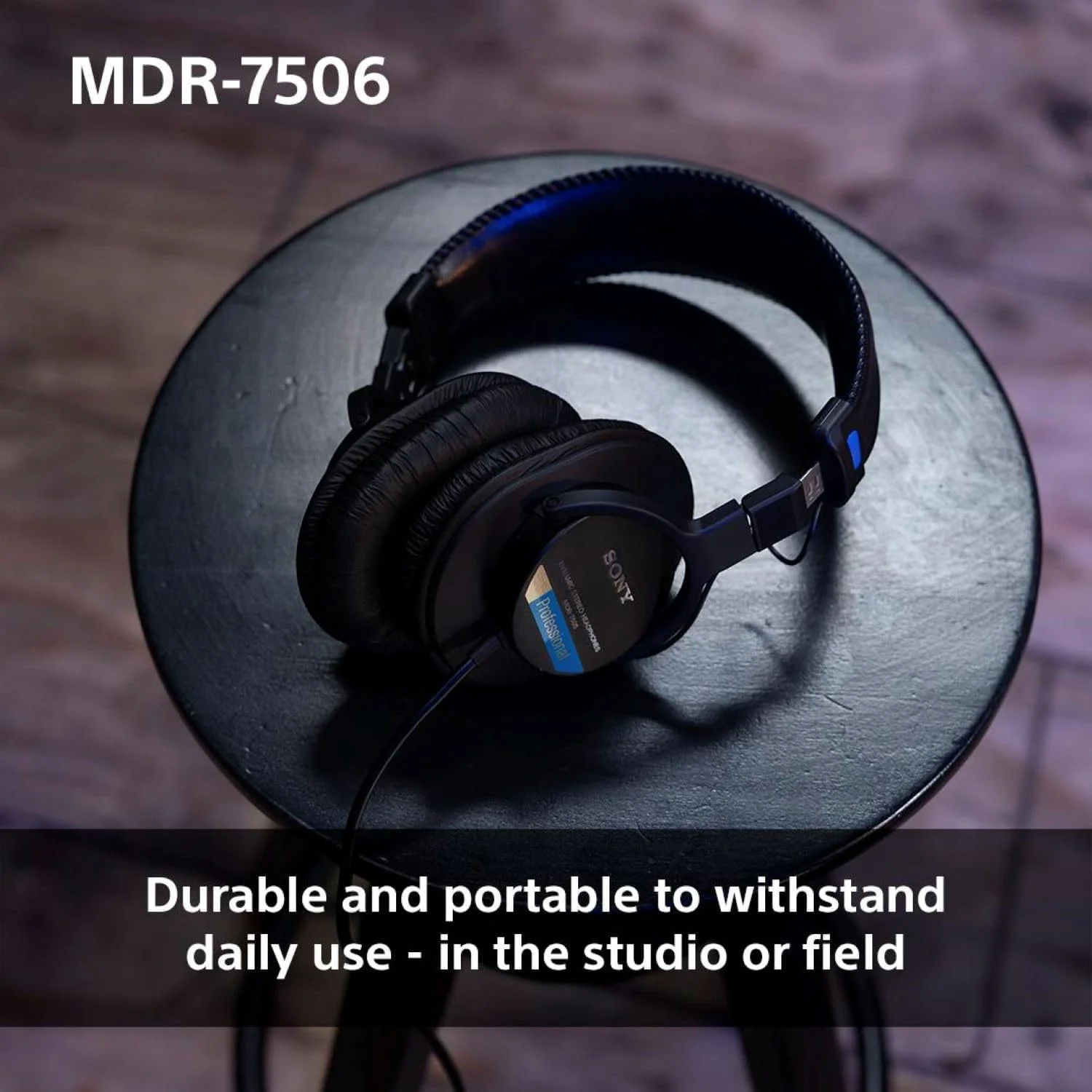 هدفون حرفه ای دیافراگم بزرگ سونی MDR7506، سیمی هدفون حرفه ای دیافراگم بزرگ سونی MDR7506، سیمی