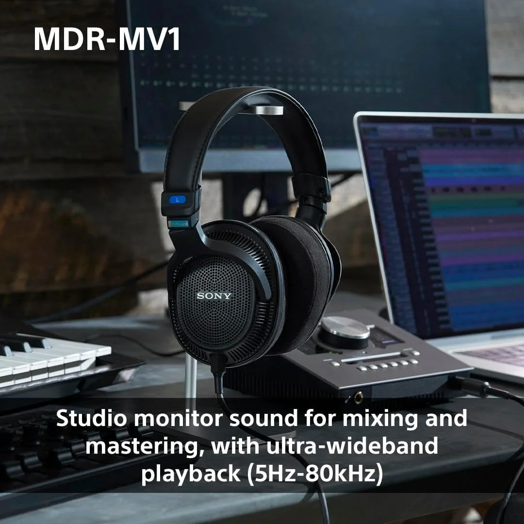 هدفون سونی MDR-MV1، هدفون برای میکس و مسترینگ، صدای مانیتور استودیویی برای میکس و مسترینگ، راحتی عالی در استفاده، ایجاد صدای فضایی هدفون سونی MDR-MV1، هدفون برای میکس و مسترینگ، صدای مانیتور استودیویی برای میکس و مسترینگ، راحتی عالی در استفاده، ایجاد صدای فضایی