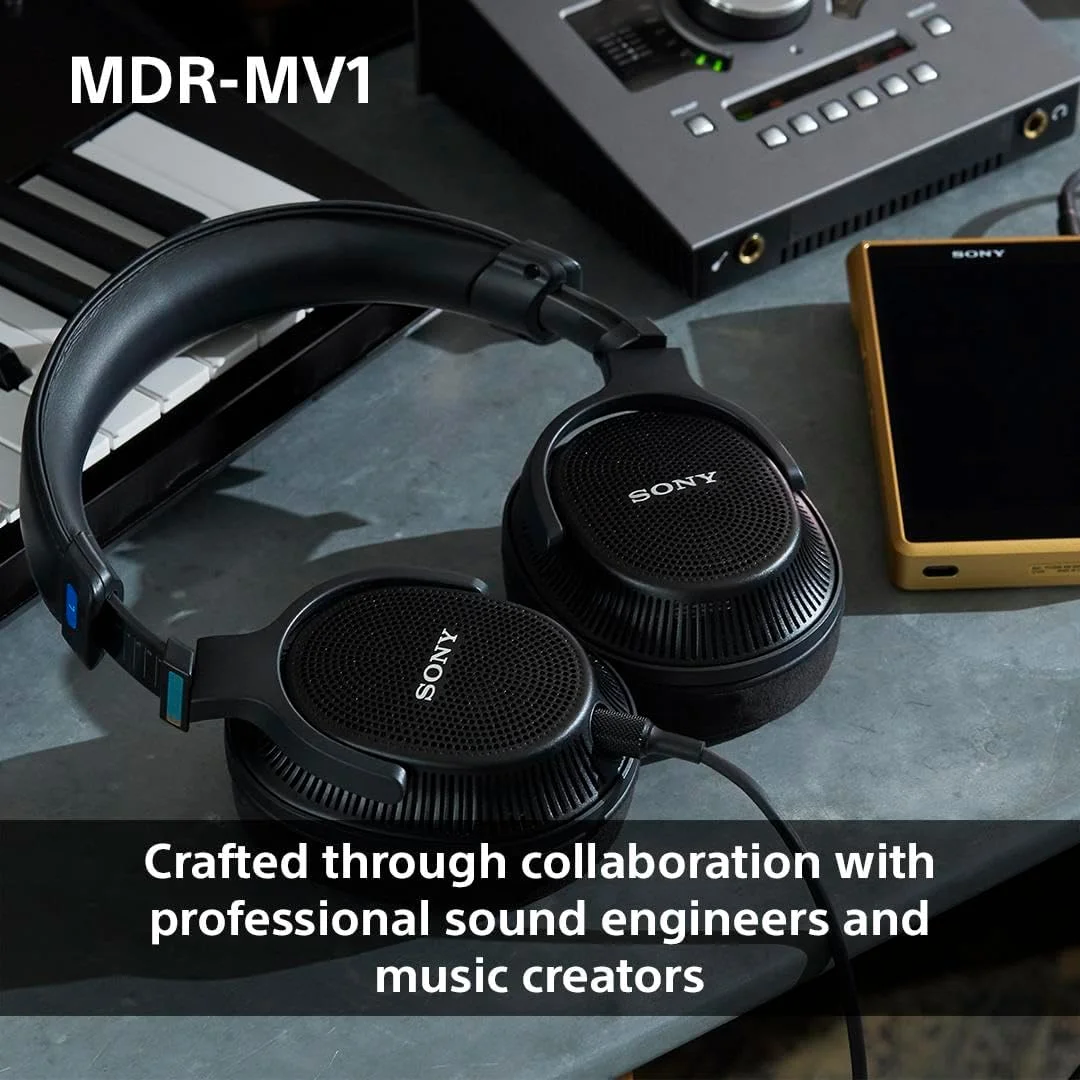 هدفون سونی MDR-MV1، هدفون برای میکس و مسترینگ، صدای مانیتور استودیویی برای میکس و مسترینگ، راحتی عالی در استفاده، ایجاد صدای فضایی هدفون سونی MDR-MV1، هدفون برای میکس و مسترینگ، صدای مانیتور استودیویی برای میکس و مسترینگ، راحتی عالی در استفاده، ایجاد صدای فضایی