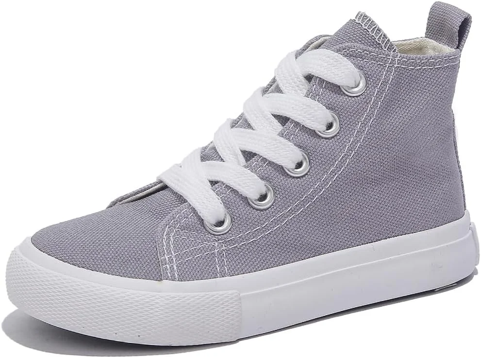 کفش های ساق بلند برزنتی سبک وزن پسرانه و دخترانه، کفش های کتانی کلاسیک ورزشی