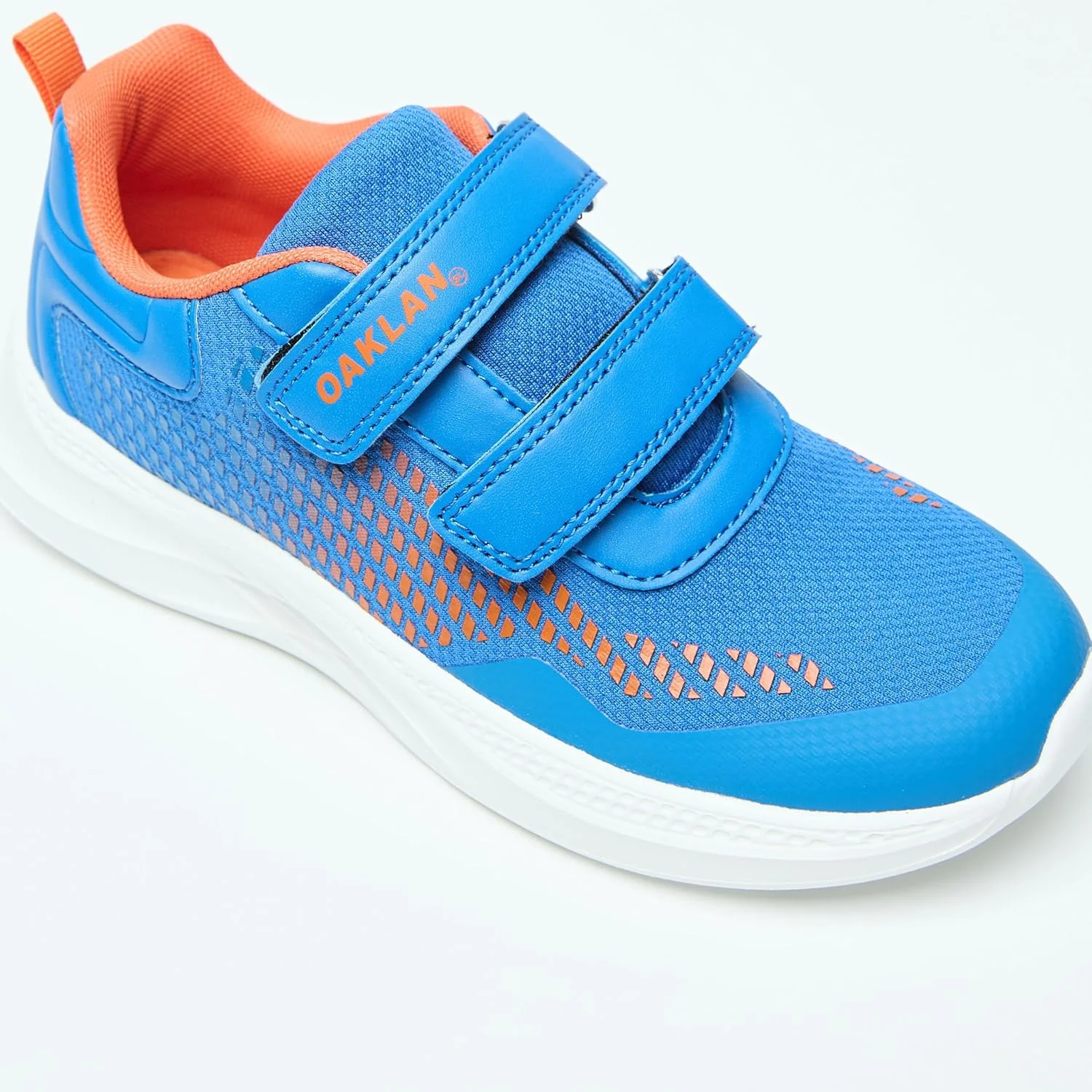 کفش ورزشی بافت توری پسرانه اوکلن بای شواکسپرس با بستن قلاب و حلقه سایز 35EU - آبی