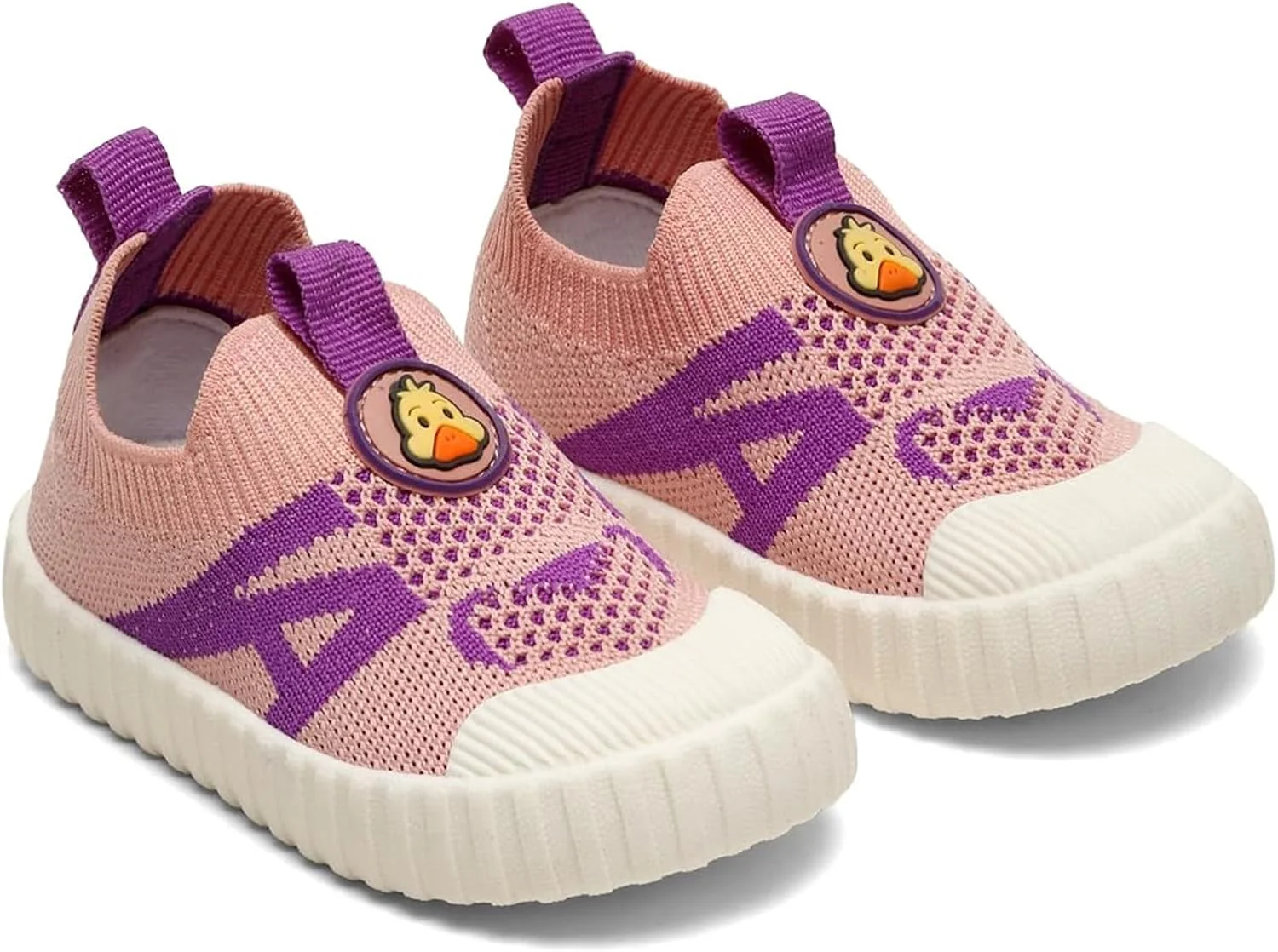 کفش اسنیکرز اولین قدم دخترانه کودک نوپا ONYC مدل Ducky Slip-On