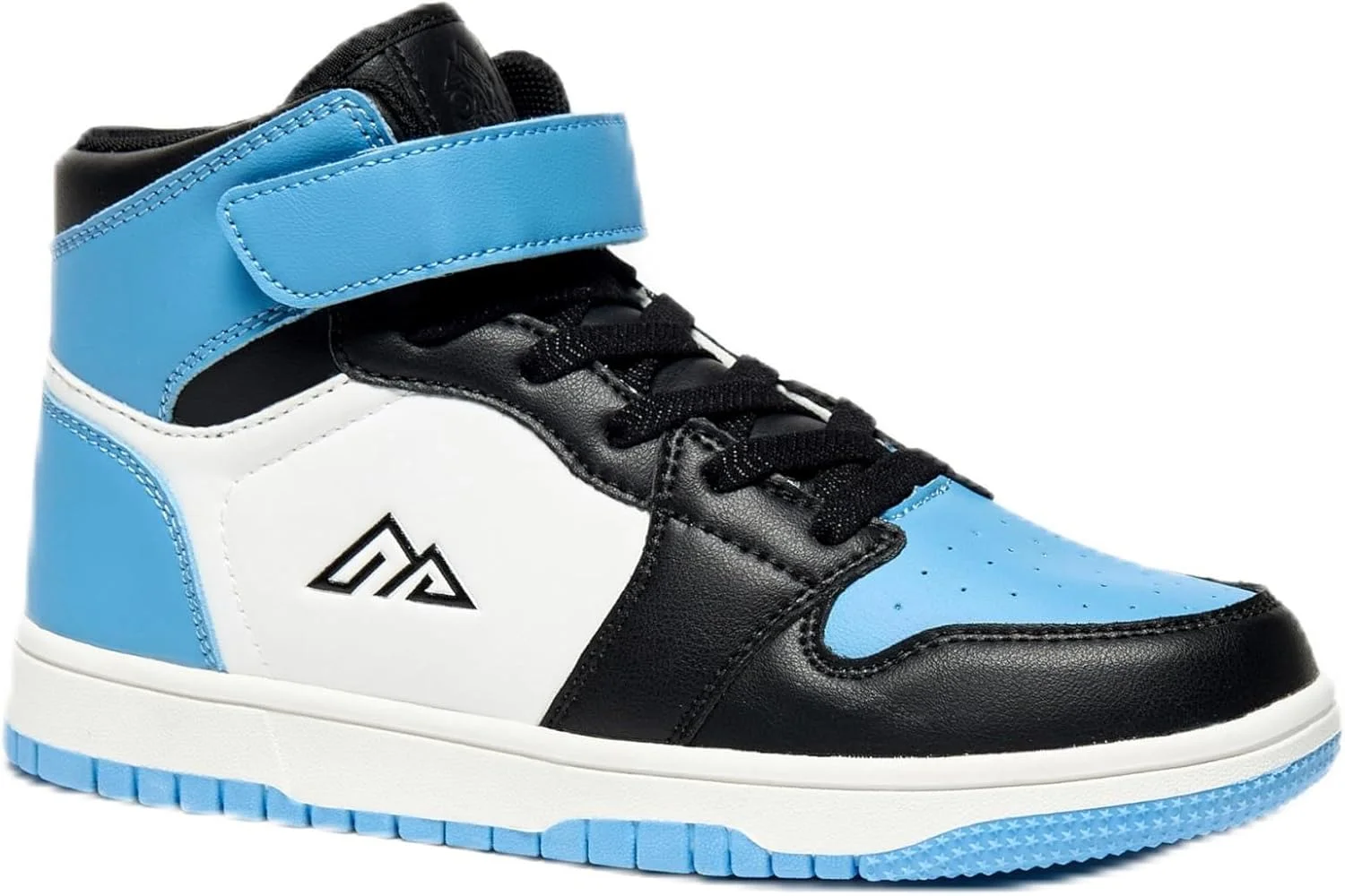 کفش کتانی ساق بلند پسرانه Oaklan By Shoexpress با طرح پنل و بستن چسبی، سایز 35EU آبی