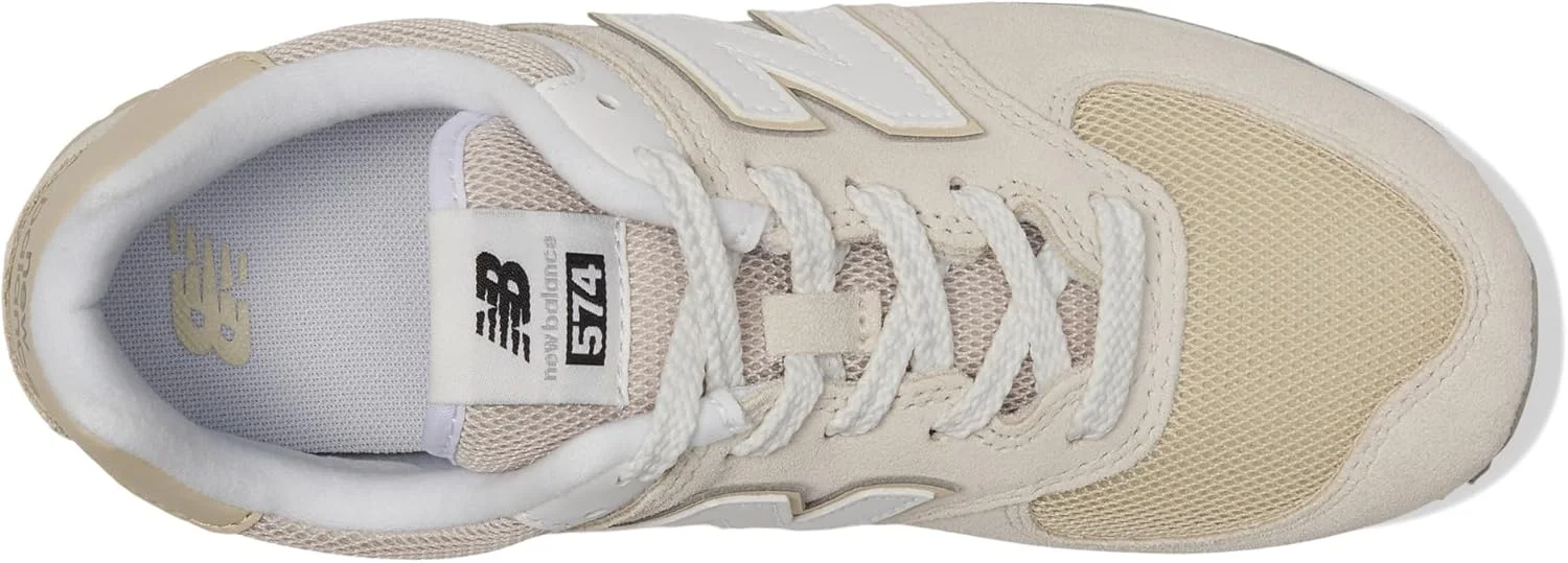 کفش کتانی بندی نیو بالانس 574 V1 Familiar Ground بچگانه، مون بیم/استخوانی، سایز بزرگ 5