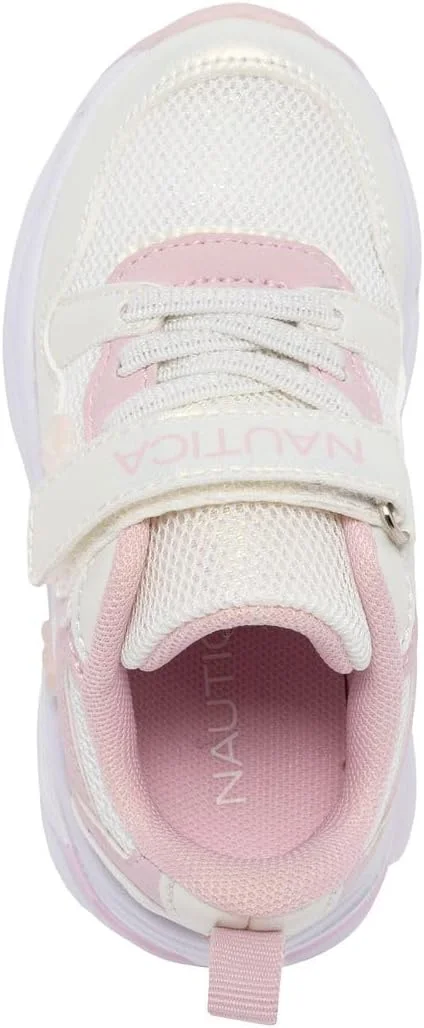 کفش ورزشی دخترانه ناتیکا - کفش های راحت دویدن با بند چسبی قابل تنظیم، سایزهای کودکان نوپا/بچه های کوچک، سفید صورتی رنگین کمانی، سایز 6 کودک نوپا کفش ورزشی دخترانه ناتیکا - کفش های راحت دویدن با بند چسبی قابل تنظیم، سایزهای کودکان نوپا/بچه های کوچک، سفید صورتی رنگین کمانی، سایز 6 کودک نوپا
