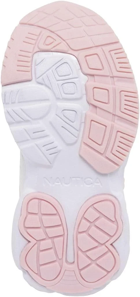 کفش ورزشی دخترانه ناتیکا - کفش های راحت دویدن با بند چسبی قابل تنظیم، سایزهای کودک نوپا/کودک کوچک، سفید صورتی رنگین کمانی، سایز 12 کودک کوچک کفش ورزشی دخترانه ناتیکا - کفش های راحت دویدن با بند چسبی قابل تنظیم، سایزهای کودک نوپا/کودک کوچک، سفید صورتی رنگین کمانی، سایز 12 کودک کوچک