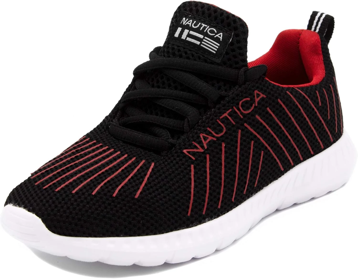 کفش ورزشی دخترانه ناتیکا مدل Metallic Fashion Sneaker Lace-Up Athletic Running Shoe I kappil I (بچه بزرگ - بچه کوچک - نوپا)