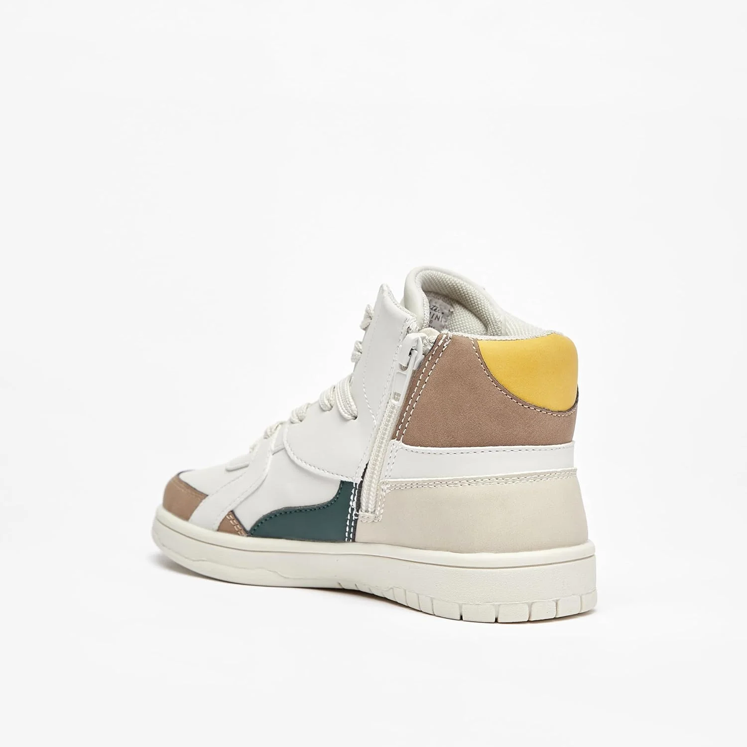 کفش ورزشی ساق بلند پسرانه مستر دوچینی مدل 1051-010 با طرح پنل و بست زیپی