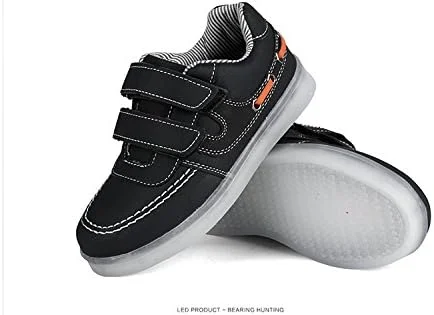 کفش های ال ای دی درخشان اسپرت LJ، کفش های چراغ دار پسرانه و دخترانه، شارژ USB، کفش های کتانی ال ای دی چشمک زن با 11 حالت رنگ (سایز UK 11.5/EU 30، مشکی) کفش های ال ای دی درخشان اسپرت LJ، کفش های چراغ دار پسرانه و دخترانه، شارژ USB، کفش های کتانی ال ای دی چشمک زن با 11 حالت رنگ (سایز UK 11.5/EU 30، مشکی)