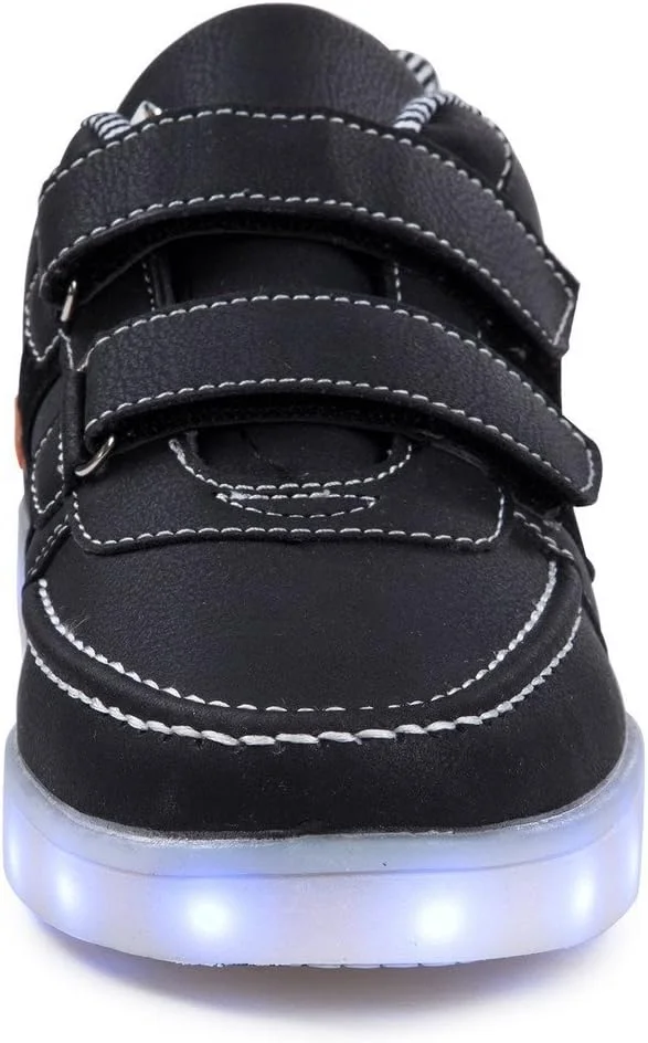 کفش های ال ای دی درخشان اسپرت LJ، کفش های چراغ دار پسرانه دخترانه، شارژ USB، کفش های کتانی ال ای دی چشمک زن 11 حالت رنگ (سایز UK 8/EU 26، مشکی) کفش های ال ای دی درخشان اسپرت LJ، کفش های چراغ دار پسرانه دخترانه، شارژ USB، کفش های کتانی ال ای دی چشمک زن 11 حالت رنگ (سایز UK 8/EU 26، مشکی)