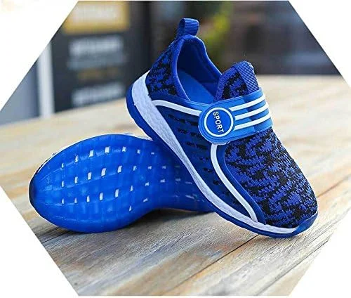 کفش ورزشی سبک وزن LJ Sport، مناسب کودکان دختر و پسر، کفش بافتنی غیر رسمی، کفش تنفسی، کفش ورزشی (33/1.5M US Little Kid, آبی) کفش ورزشی سبک وزن LJ Sport، مناسب کودکان دختر و پسر، کفش بافتنی غیر رسمی، کفش تنفسی، کفش ورزشی (33/1.5M US Little Kid, آبی)