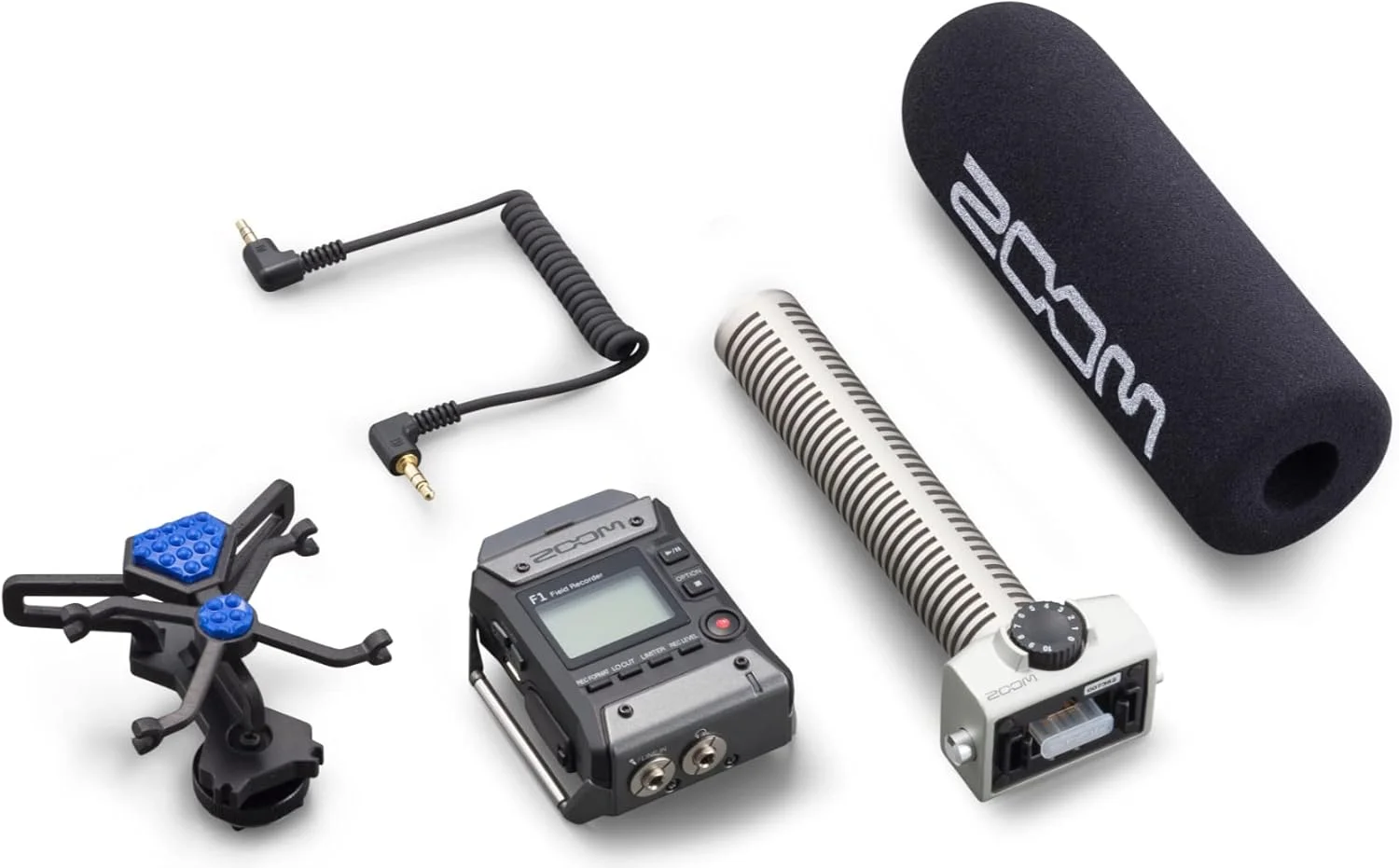 پکیج ضبط کننده صدا زوم F1-SP/UK به همراه میکروفون شاتگان پکیج ضبط کننده صدا زوم F1-SP/UK به همراه میکروفون شاتگان