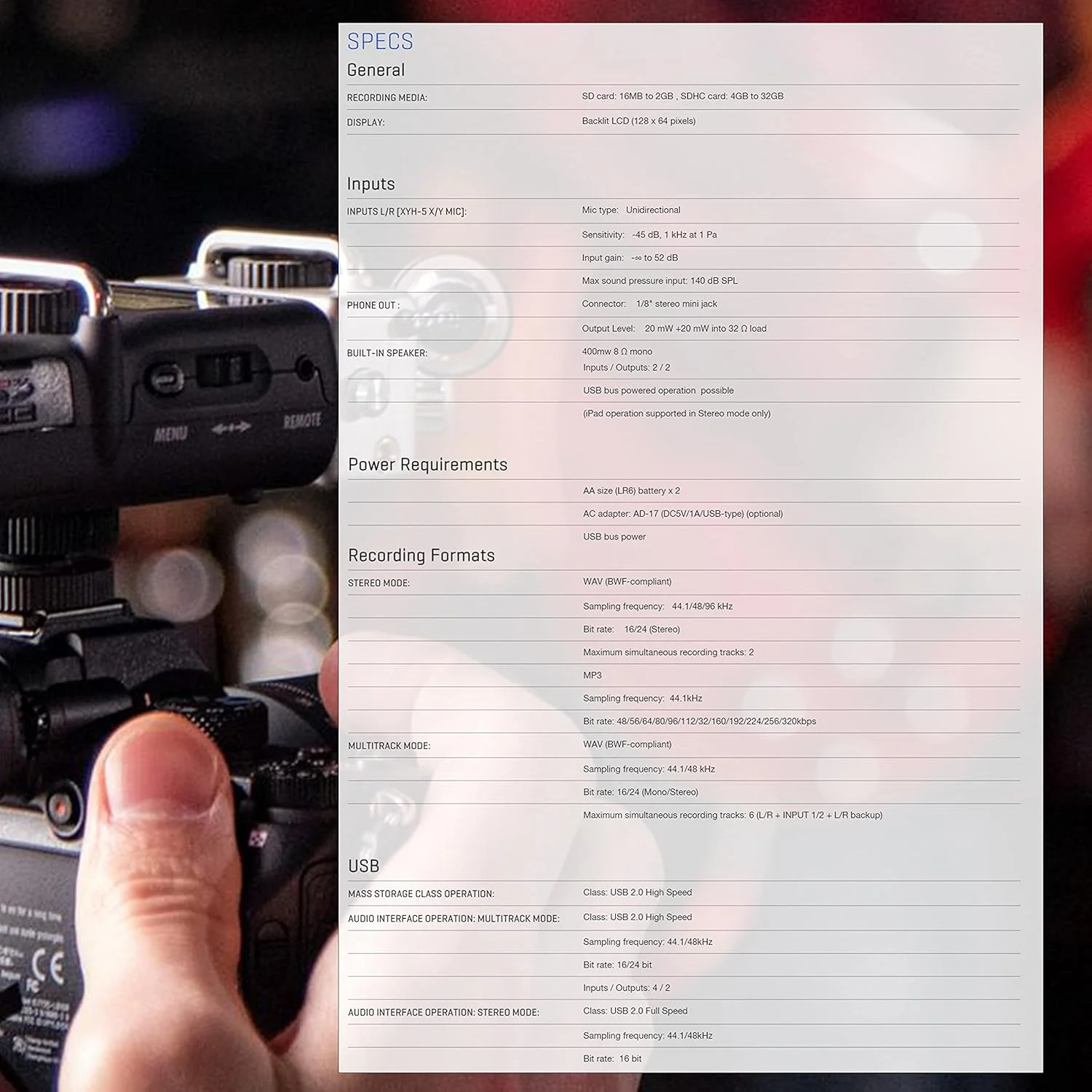 ضبط کننده دستی قابل حمل زوم H5 با 4 ورودی و 4 ترک به همراه کپسول میکروفون X/Y قابل تعویض، کیف محافظ زوم PCH-5 برای H5 + هدفون + کارت حافظه 32 گیگابایتی 80 مگابایت بر ثانیه (4 قلم کالا) ضبط کننده دستی قابل حمل زوم H5 با 4 ورودی و 4 ترک به همراه کپسول میکروفون X/Y قابل تعویض، کیف محافظ زوم PCH-5 برای H5 + هدفون + کارت حافظه 32 گیگابایتی 80 مگابایت بر ثانیه (4 قلم کالا)