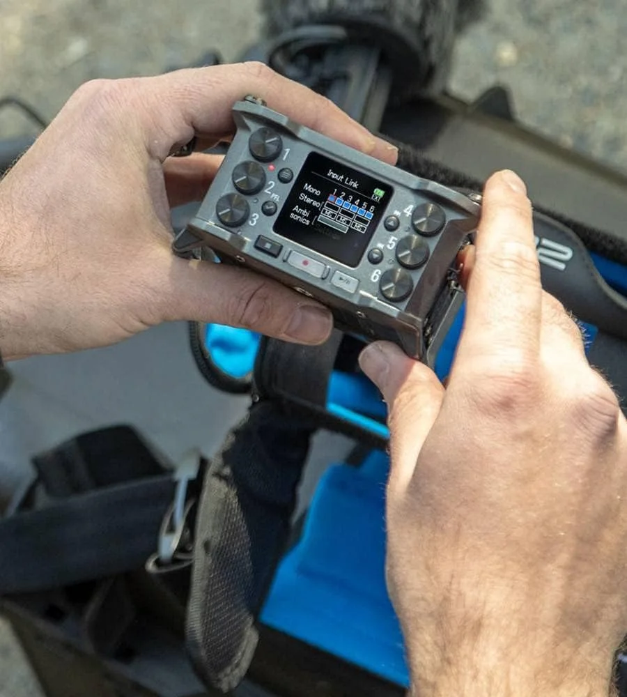 ضبط کننده صدا زوم مدل 316305 F6 - مشکی