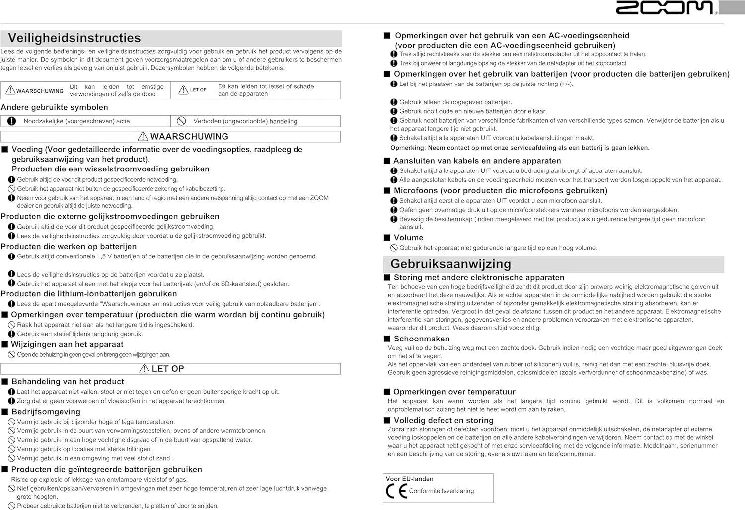 ضبط کننده صدا زوم مدل 316305 F6 - مشکی