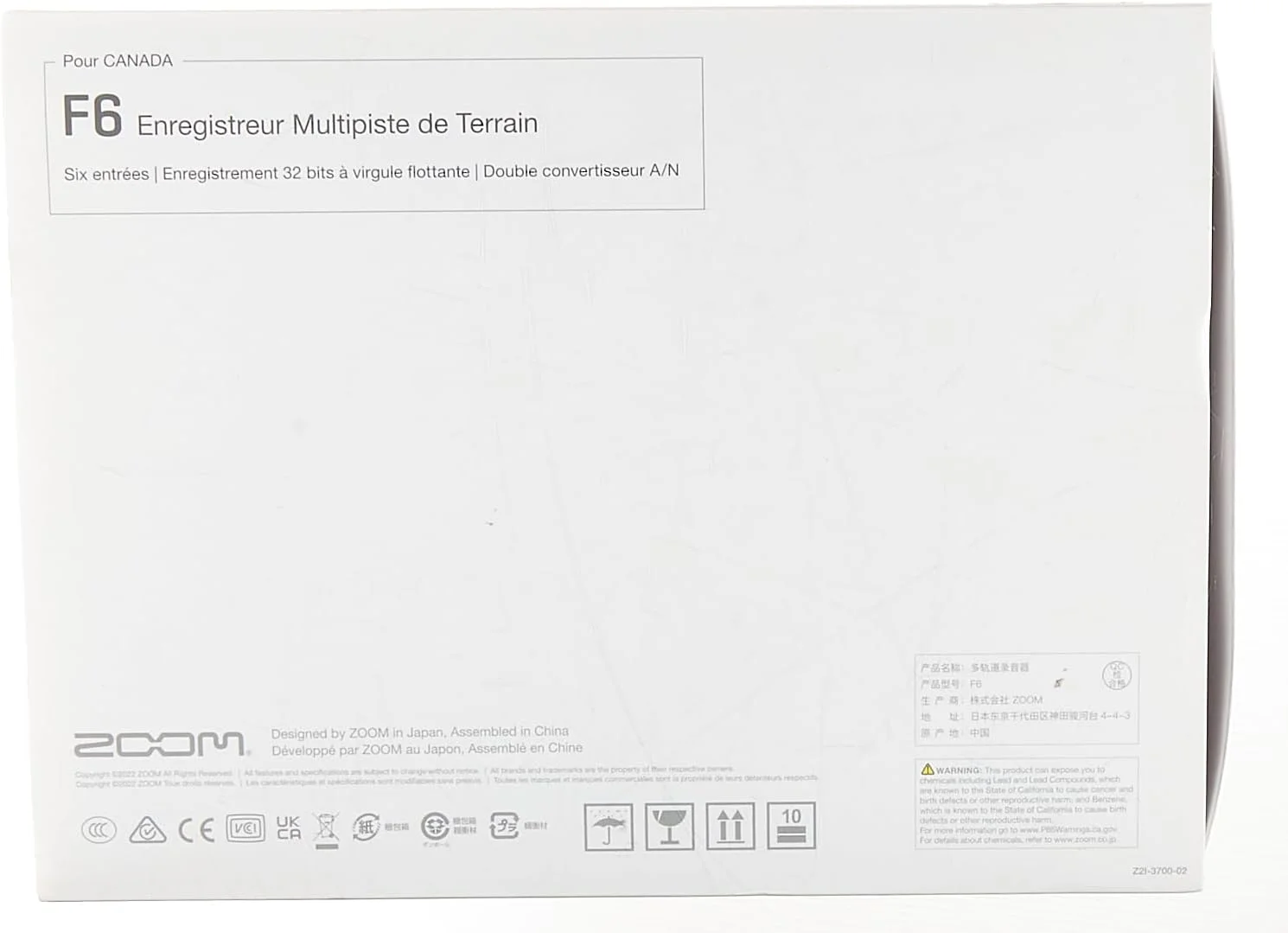 ضبط کننده صدا زوم مدل 316305 F6 - مشکی