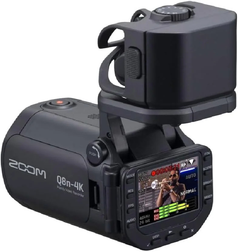 ضبط کننده ویدیویی دستی زوم مدل Q8n-4k، ویدیو 4K UHD، میکروفون های استریو به همراه دو ورودی XLR، ضبط صدای چهار کاناله، وب کم، برای ضبط و پخش موسیقی، پادکست و موارد دیگر ضبط کننده ویدیویی دستی زوم مدل Q8n-4k، ویدیو 4K UHD، میکروفون های استریو به همراه دو ورودی XLR، ضبط صدای چهار کاناله، وب کم، برای ضبط و پخش موسیقی، پادکست و موارد دیگر