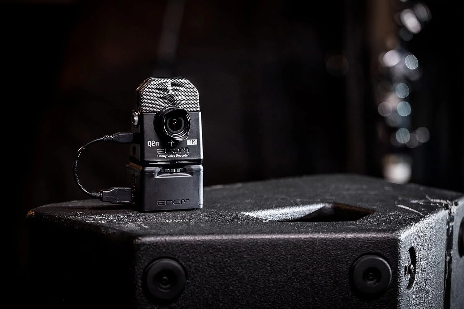 زوم - Q2n-4K - ضبط کننده ویدئو 4K/30P، اندازه جمع و جور، میکروفون های استریو، لنز واید، برای ضبط موسیقی، ویدیوها، ویدیوهای یوتیوب، پخش زنده