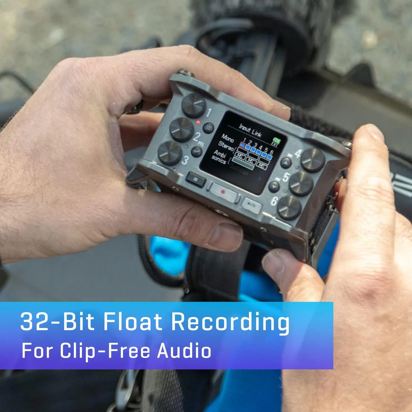 ضبط کننده چند مسیره زوم مدل F6