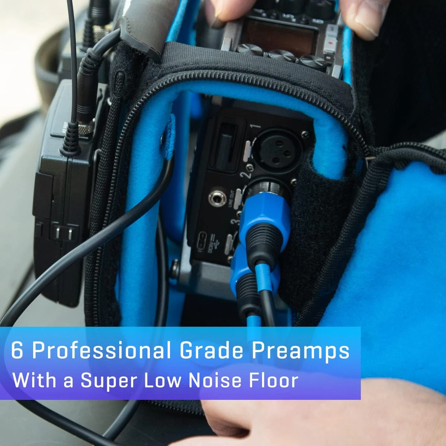 ضبط کننده چند مسیره زوم مدل F6