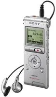 ضبط کننده صدای دیجیتال سونی ICD-UX200 با میکروفون استریو داخلی (نقره ای)