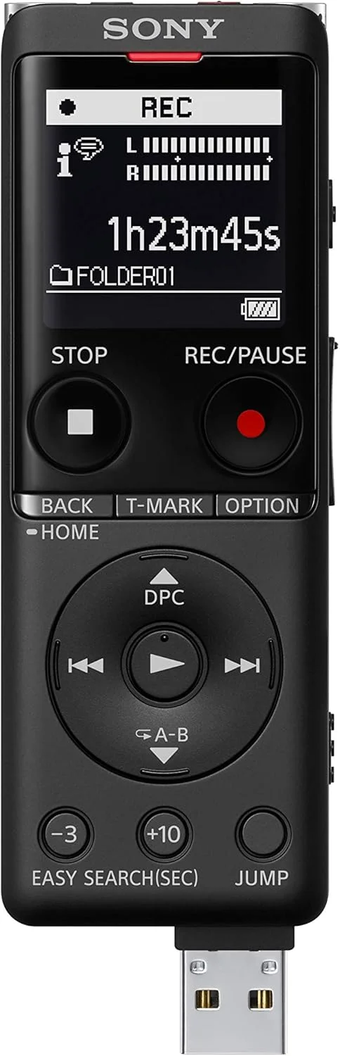 ضبط کننده صدای دیجیتال سونی مدل Icd-Ux570FBC سری Icd-Ux570 - مشکی