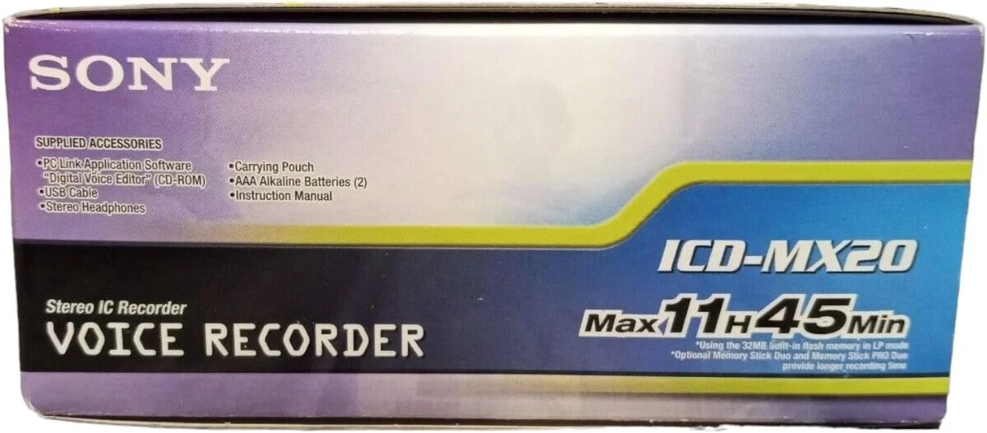 دستگاه ضبط صدای دیجیتال سونی ICD-MX20