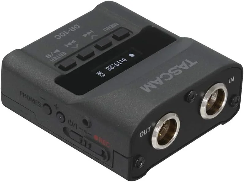 ضبط کننده های Tascam DR-10C برای میکروفون های یقه ای - برای استفاده با میکروفون های یقه ای Shure