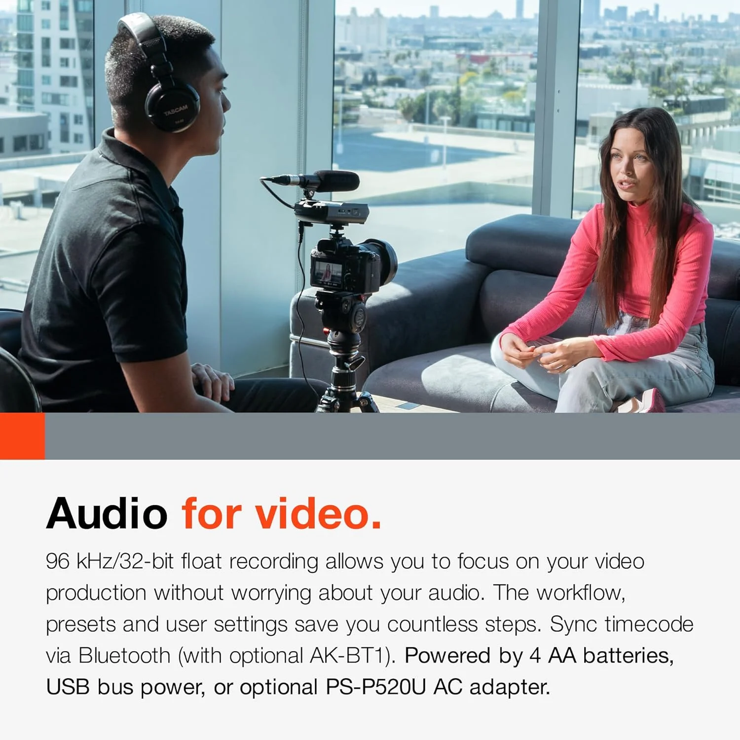 ضبط کننده صدای پرتابل 32 بیتی Tascam Portacapture X6 ضبط کننده صدای پرتابل 32 بیتی Tascam Portacapture X6